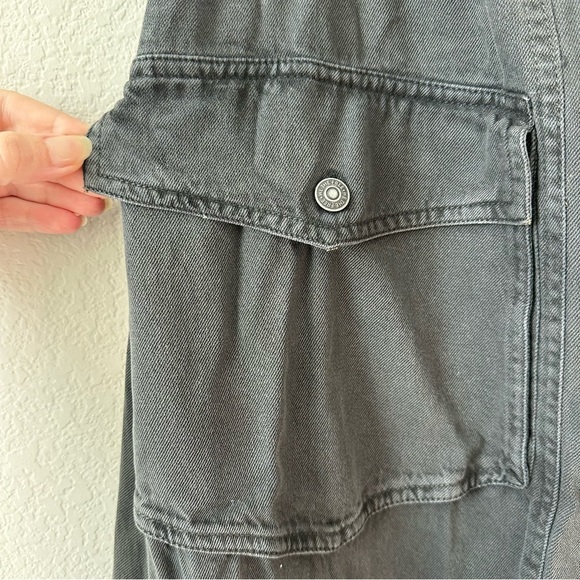 FREE PEOPLE MOVEMENT LAST WORD PARACHUTE PANTS WASHED BLACK SZ M - Picture 4 of 10